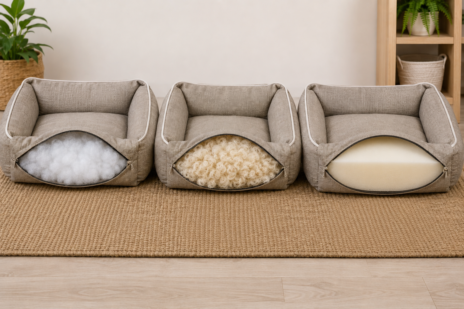 Dog Bed Fillings Explained: Foam, Wool & Polyester